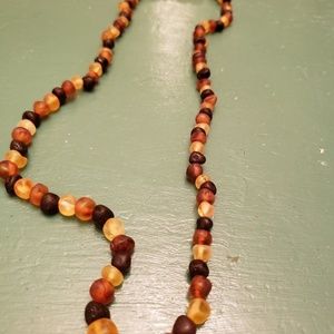 Baby amber necklace for teething